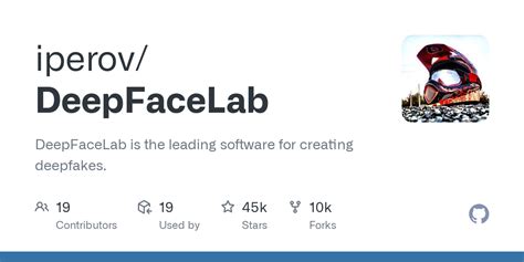 DeepFaceLab is the leading software for creating deepfakes..